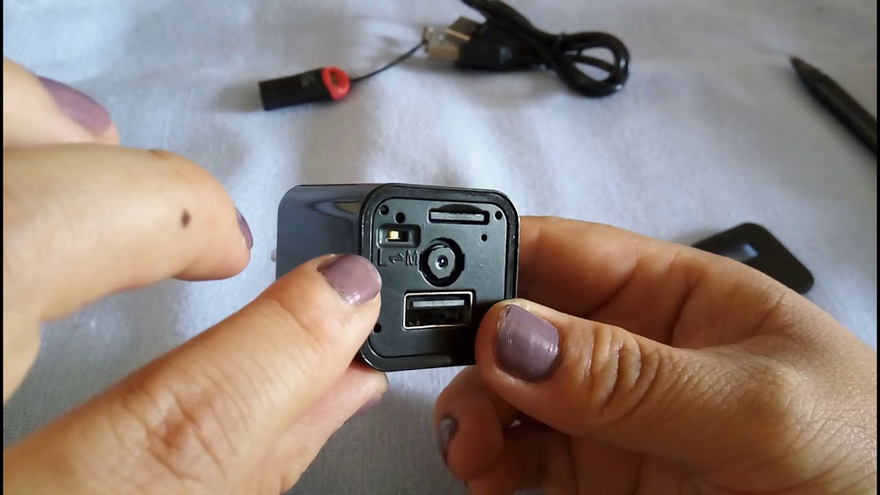 Explicativo N° 9 Cámara Espía Full Hd Cargador USB 24 Hrs