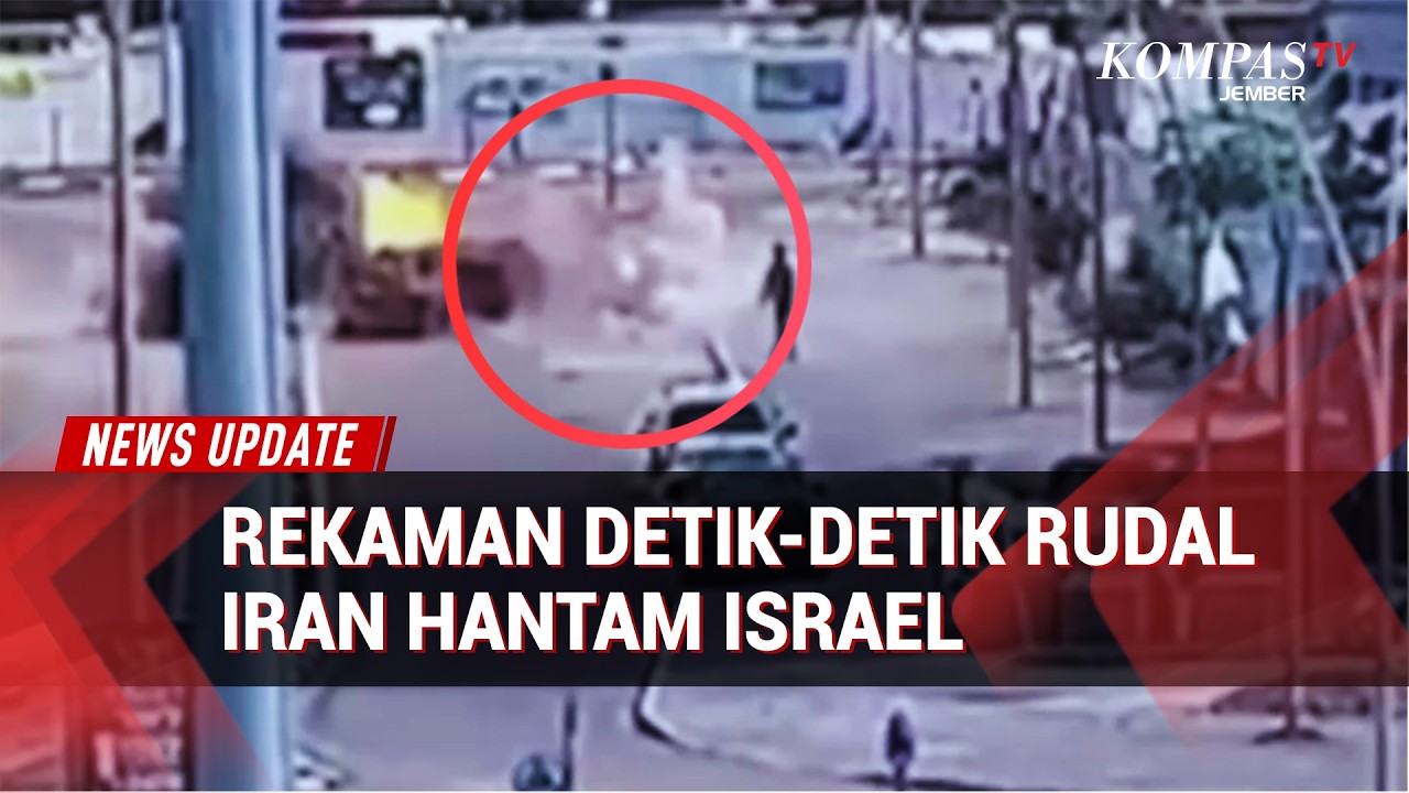 Detik-Detik Rudal Iran Jatuh di Israel, Konflik Masih Mencekam
