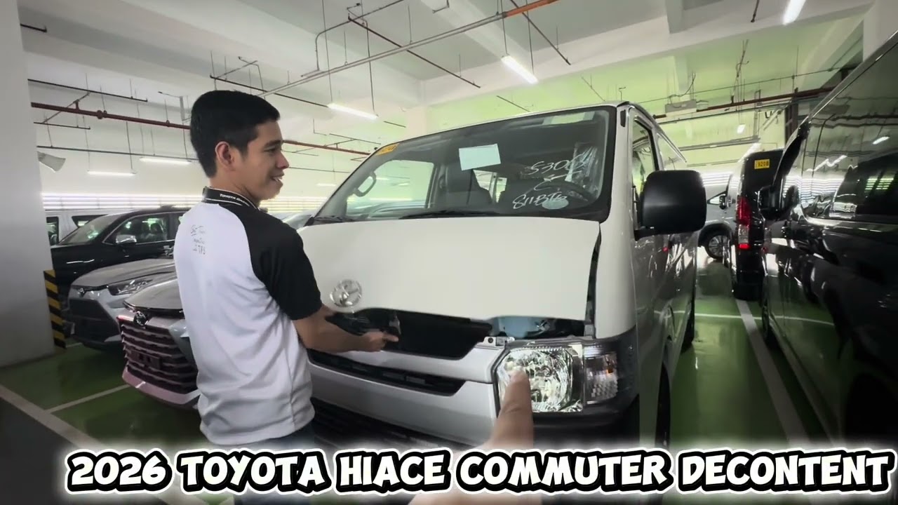 2026 Toyota Hiace Commuter Decontent 3.0 MT