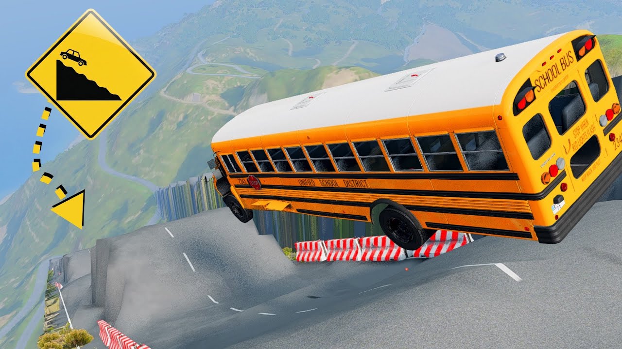 Cars vs Wavy Road EP.02 – Which Vehicle Survives the Chaos?! #beamngdrivecrashes