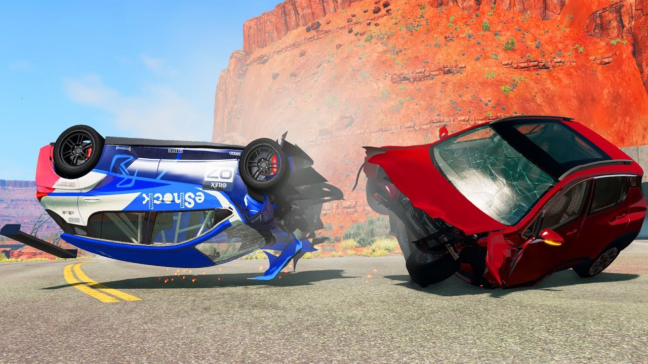 BeamNG.drive 0.19 UPDATE - New Cars Crash Testing 4K 60FPS