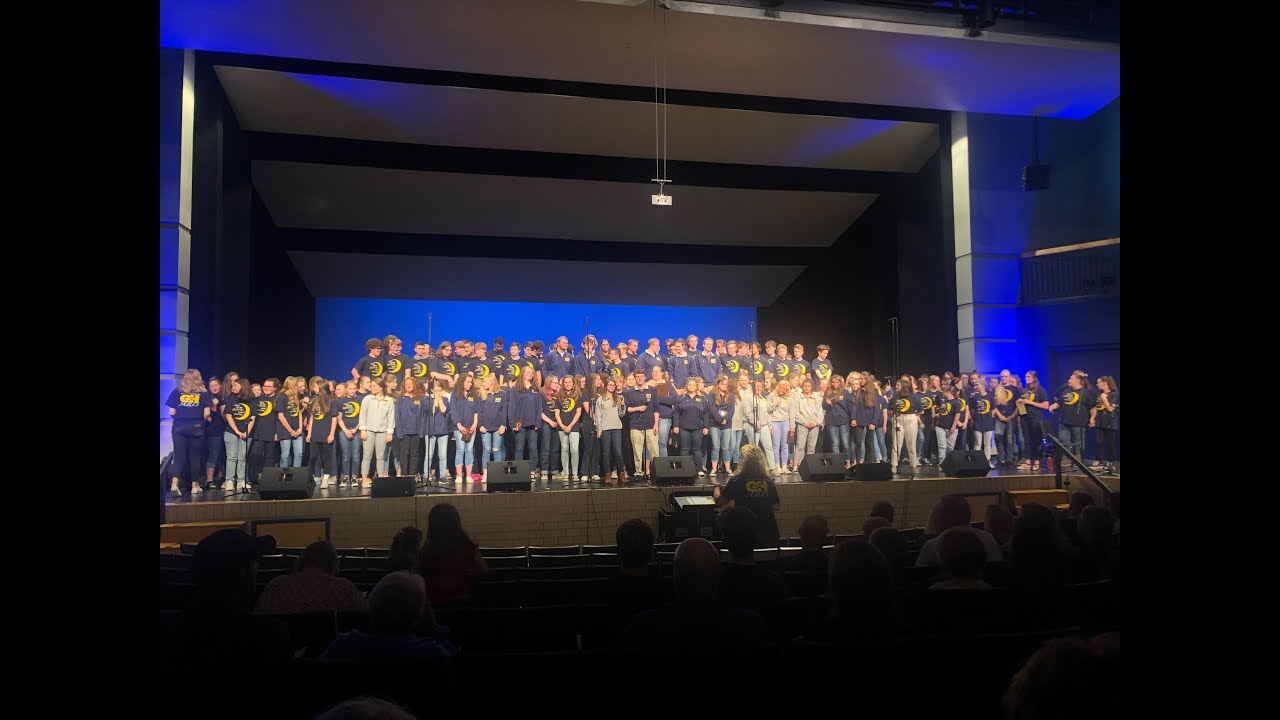 Grand Haven High School choirs sing 'I'll Make the Difference'