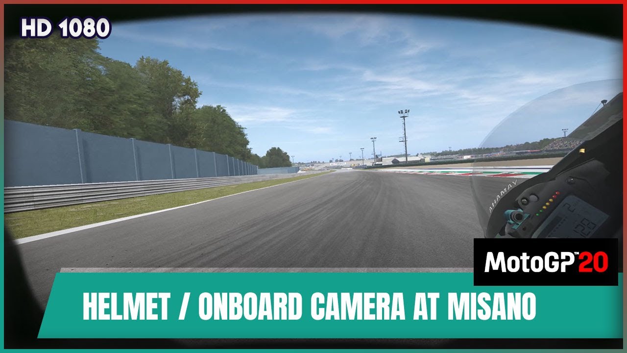 MotoGP 20 First Person Camera [HD1080] | Helmet Camera Onboard at Misano