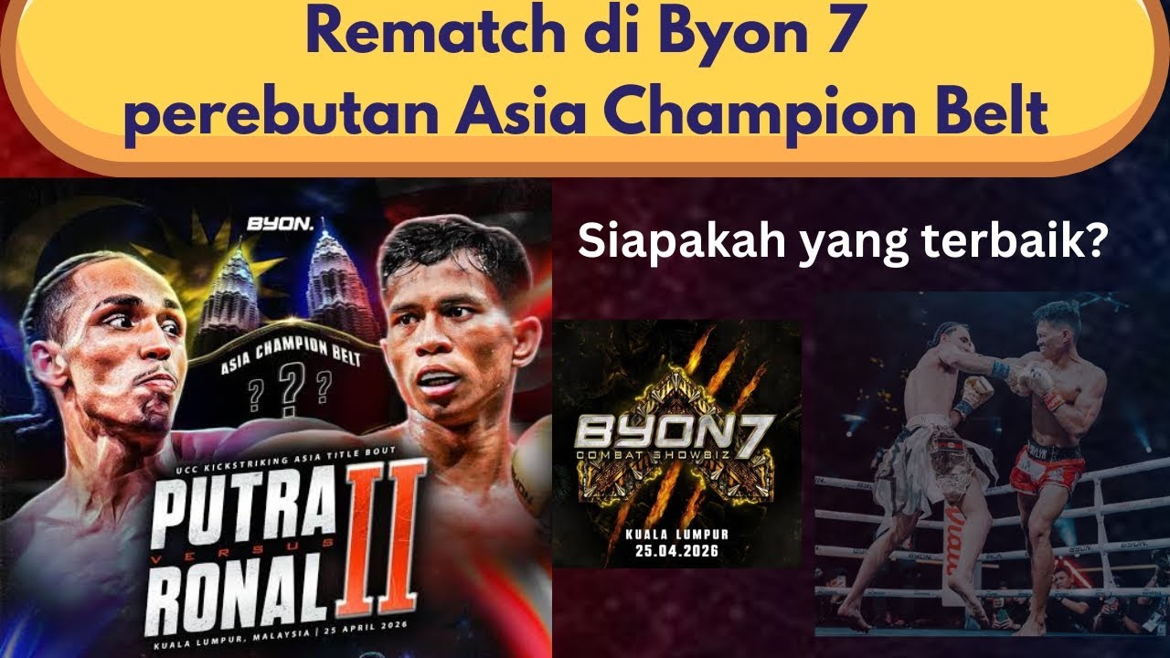 Prediksi Panas! Putra Abdullah vs Ronal Siahaan di BYON 7, Siapa Lebih Kuat?