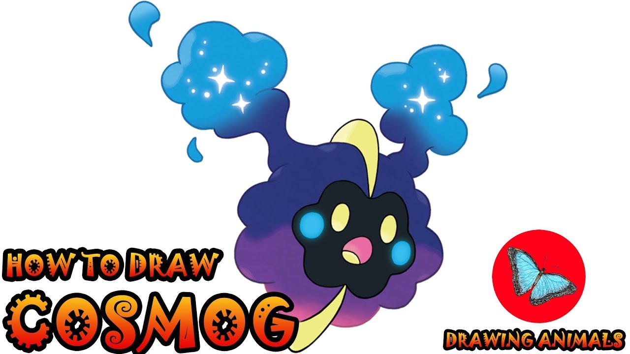 How To Draw Cosmog Pokemon | Drawing Animals