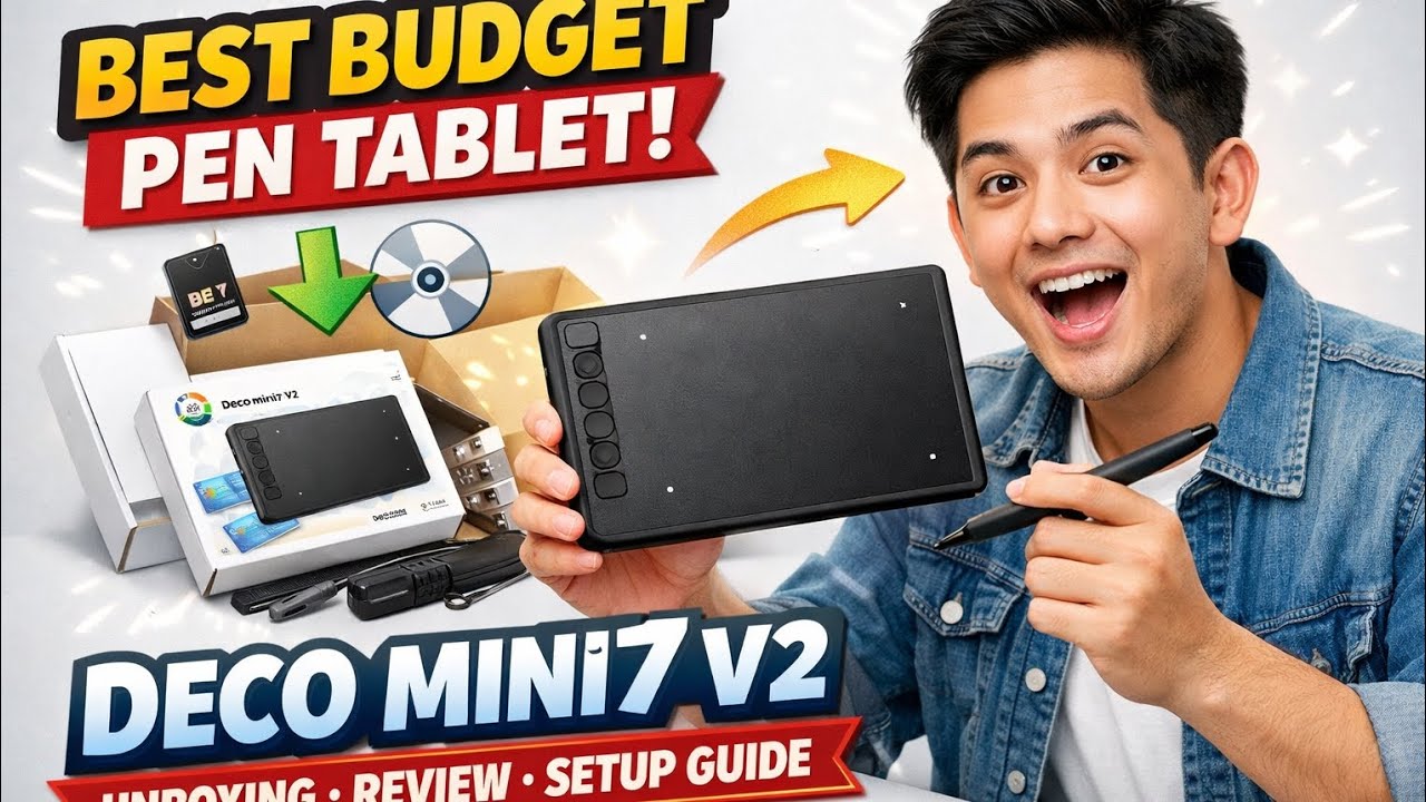XP Pen Deco Mini 7 V2 Full Review