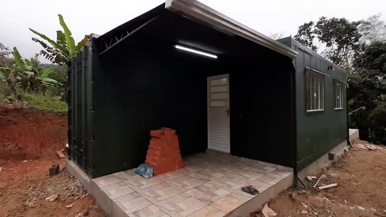 Casa container Reefer 45m2 - Azul Containers