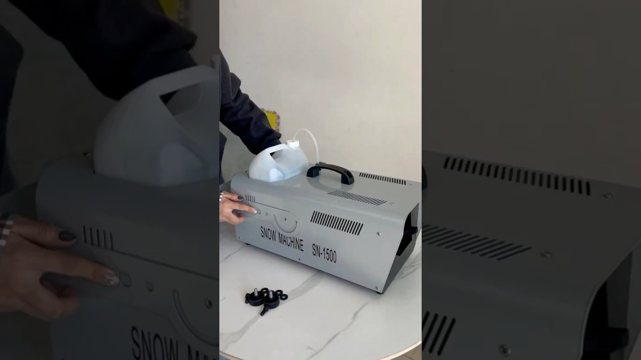 1500W Snow Machine Full Review  Create Stunning Winter Effects!#snowmachine #stageeffects
