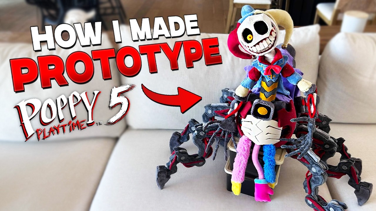 How I Made THE PROTOTYPE (Poppy Playtime Plush DIY) ft. Slyp1e