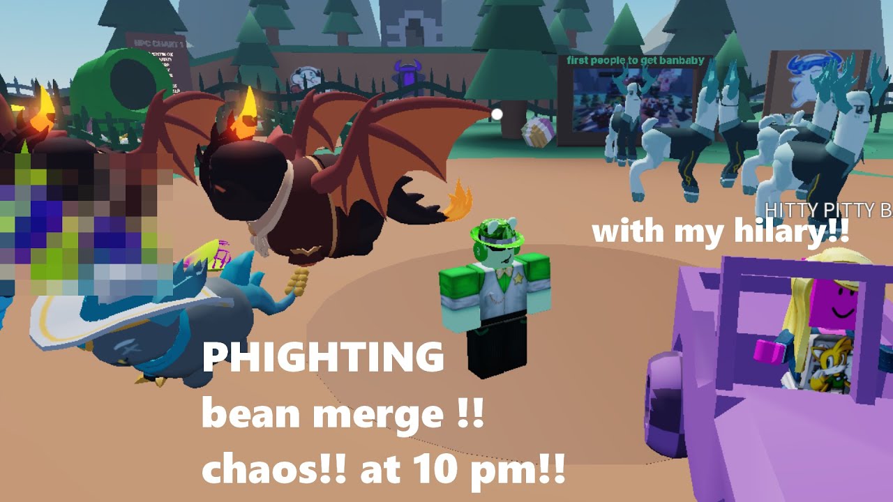 CHAOTIC PHIGHTING Bean Merge at 10 PM with @coralemon6750 !!