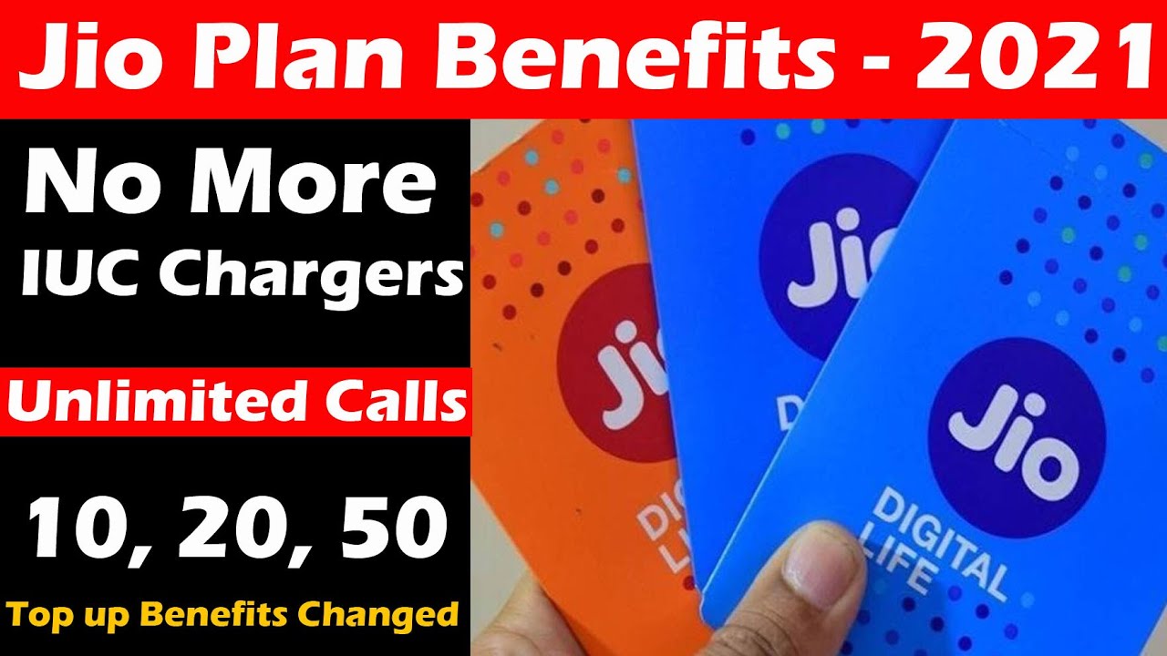Jio Plans Benefits 2021 - No More IUC Charges | Jio 10 20 50 Top Up Benefits ? - Techy Bhaisaab