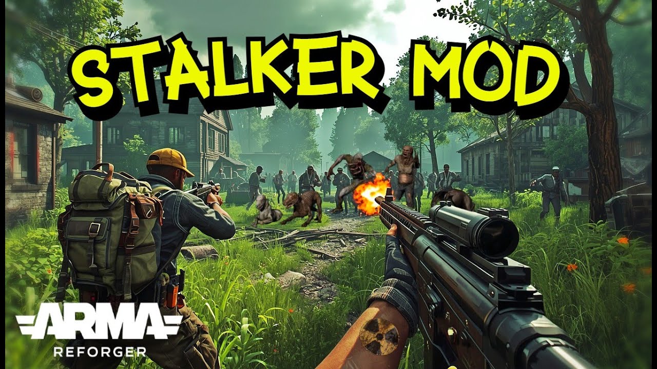 Arma Reforger Stalker Mod - Hardcore Survival Quest Mutants Spiders!