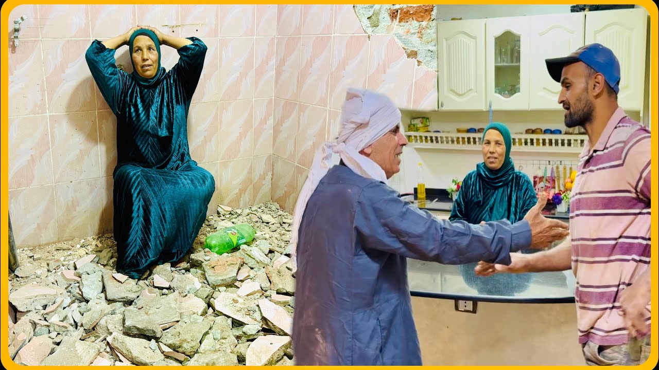 بقا هي دي مفاجأتي يابن بطني هد بيتي😭ابو طارق قام من تعبه مخضوض البيت بينهار😭
