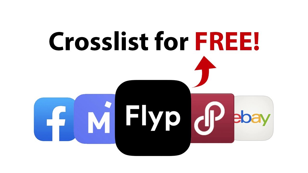 100% FREE Crosslister: Poshmark, eBay, Mercari, FB Marketplace & more | By Flyp