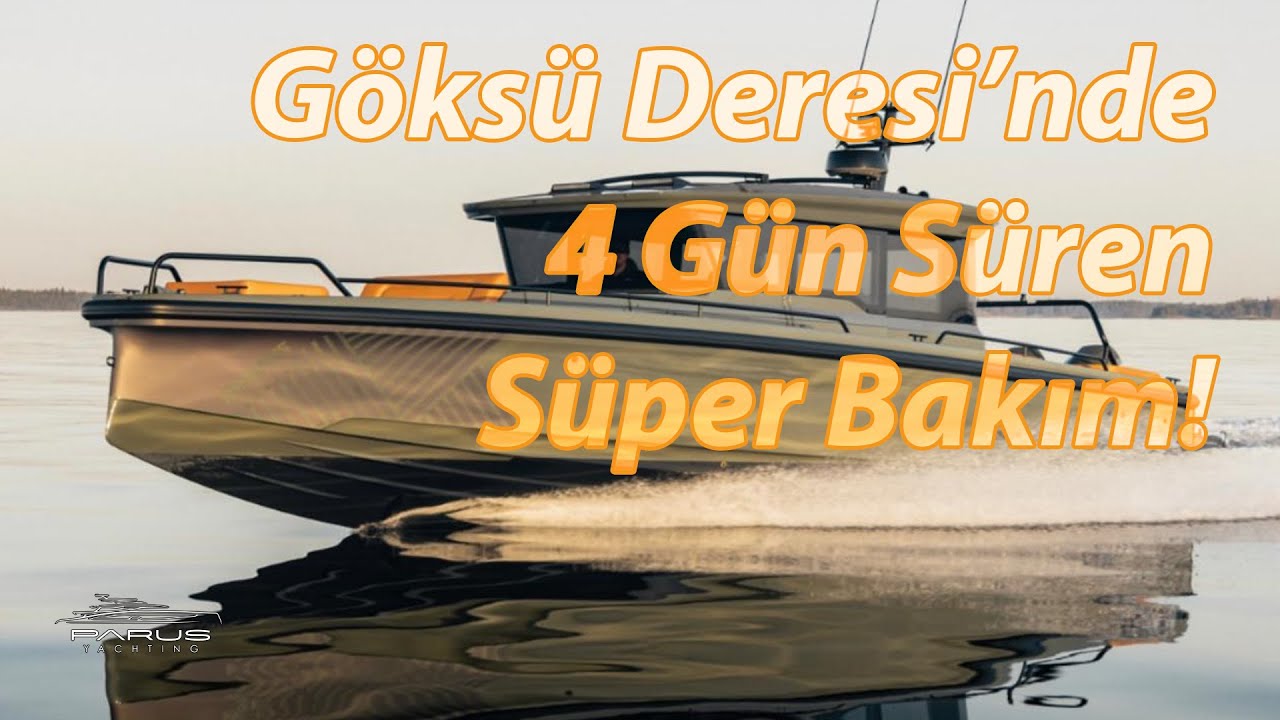 Axopar Brabus Shadow 900 • 2025 Kara Bakım & Onarım | Antifouling, Polisaj ve Osmos Kontrolü
