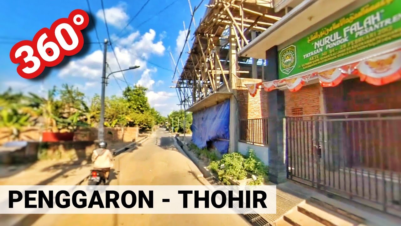 Jalan tembus terminal penggaron ke Jalan  KH Thohir Semarang dalam Video 360 Derajat