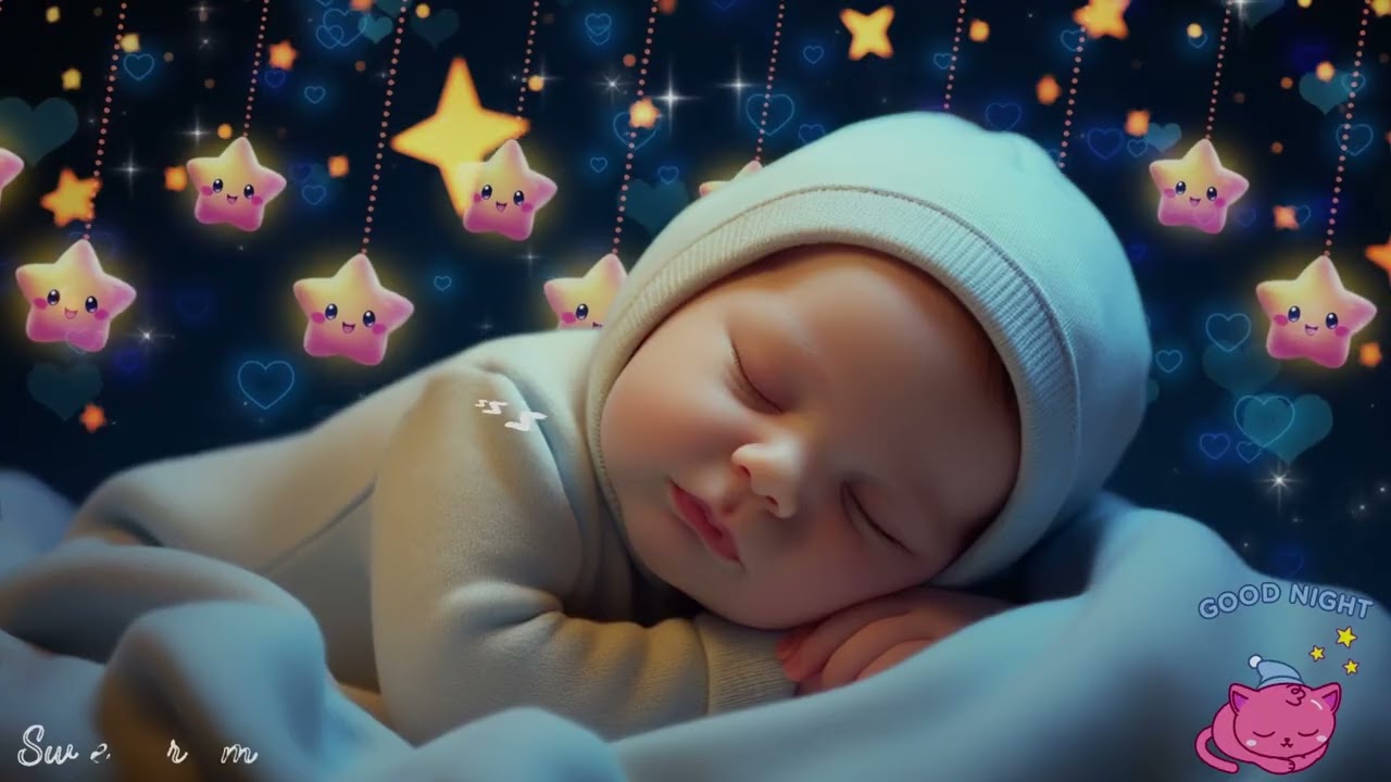 Baby Sleep Music – Fall Asleep in 3 Minutes 💤 Mozart & Brahms Lullabies for Insomnia Relief