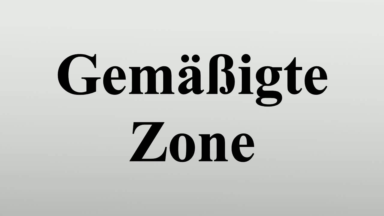 Gem&auml;&szlig;igte Zone