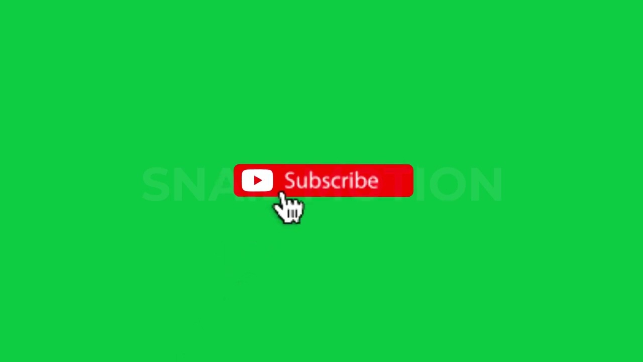 Free 4k Youtube subscribe button green screen no copyright Download