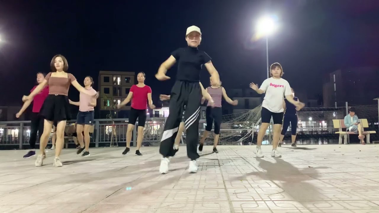 Nhảy dân vũ thể thao - “ Tình yêu như lửa” 32 bước đơn giản dễ tập nhạc cực phiêu