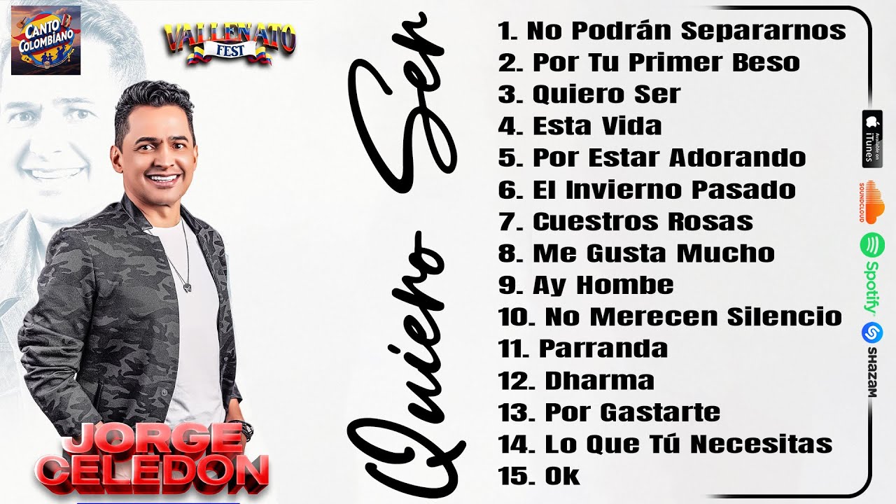 LAS MEJORES CANCIONES DE JORGE CELEDÓN 💿 Vallenato Clásico 2026