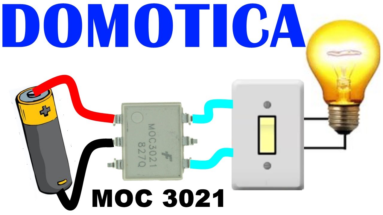 💡interruptor con 1 voltios usando OptoAcoplador⚡