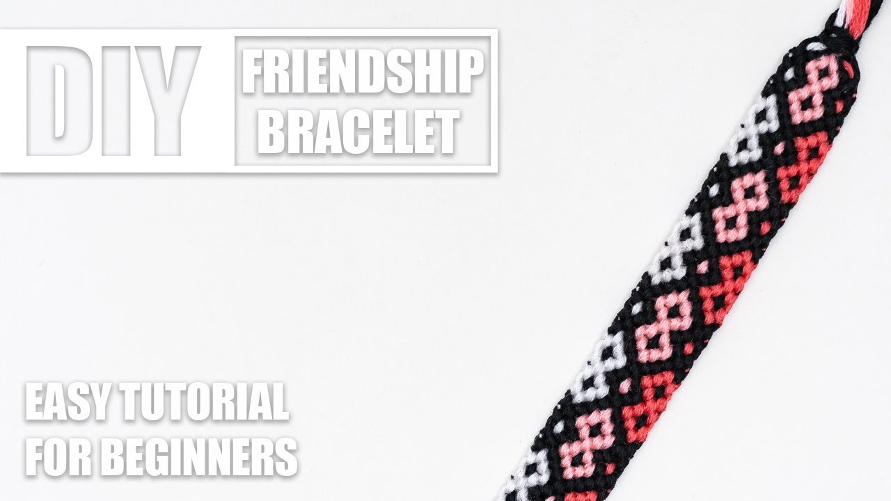 Zigzag Lines Infinity Diamonds Dots Macrame Friendship Bracelets | Easy Tutorial for Beginners