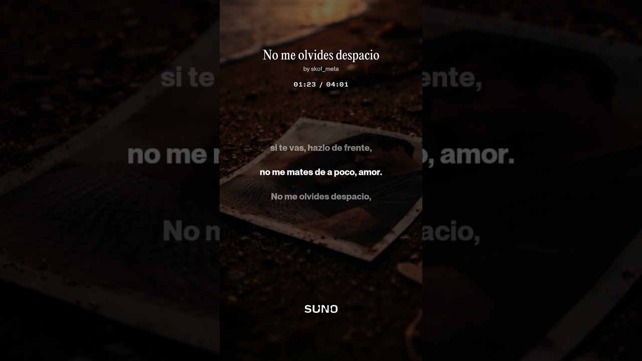 No me olvides despacio… 🕊️