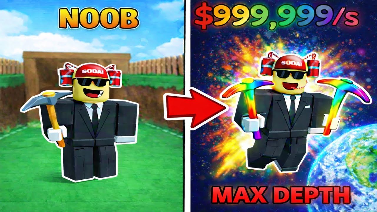I Upgraded My Pickaxe Until It Was MAX Level in Roblox..