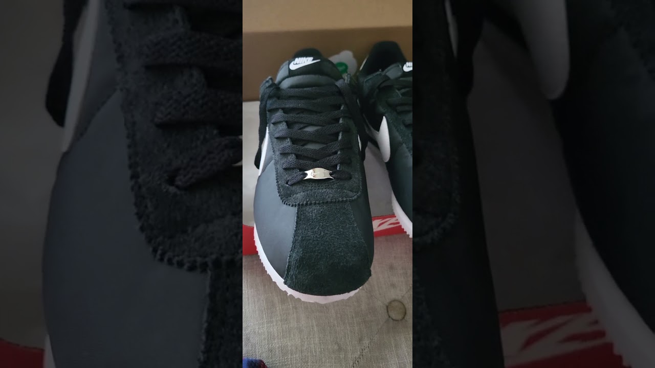 They are BACK Finally!! 2024 Nike Cortez TXT Black Nylon and Suede OG
