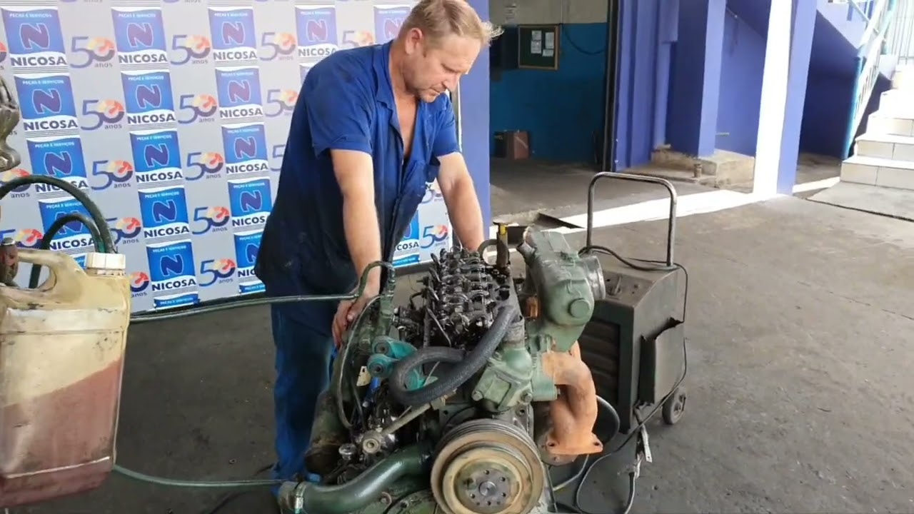 Motor MBB OM 364 Toyota retificado  completo  na Nicosa Ponta