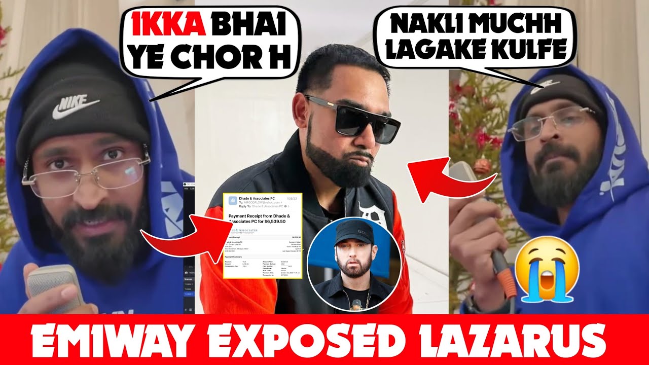 EMIWAY BANTAI LIVE EXPLAINED - LAZARUS , EMINEM COLLAB, DTA ALBUM DRAMA | EMIWAY ABOUT IKKA & DIVINE
