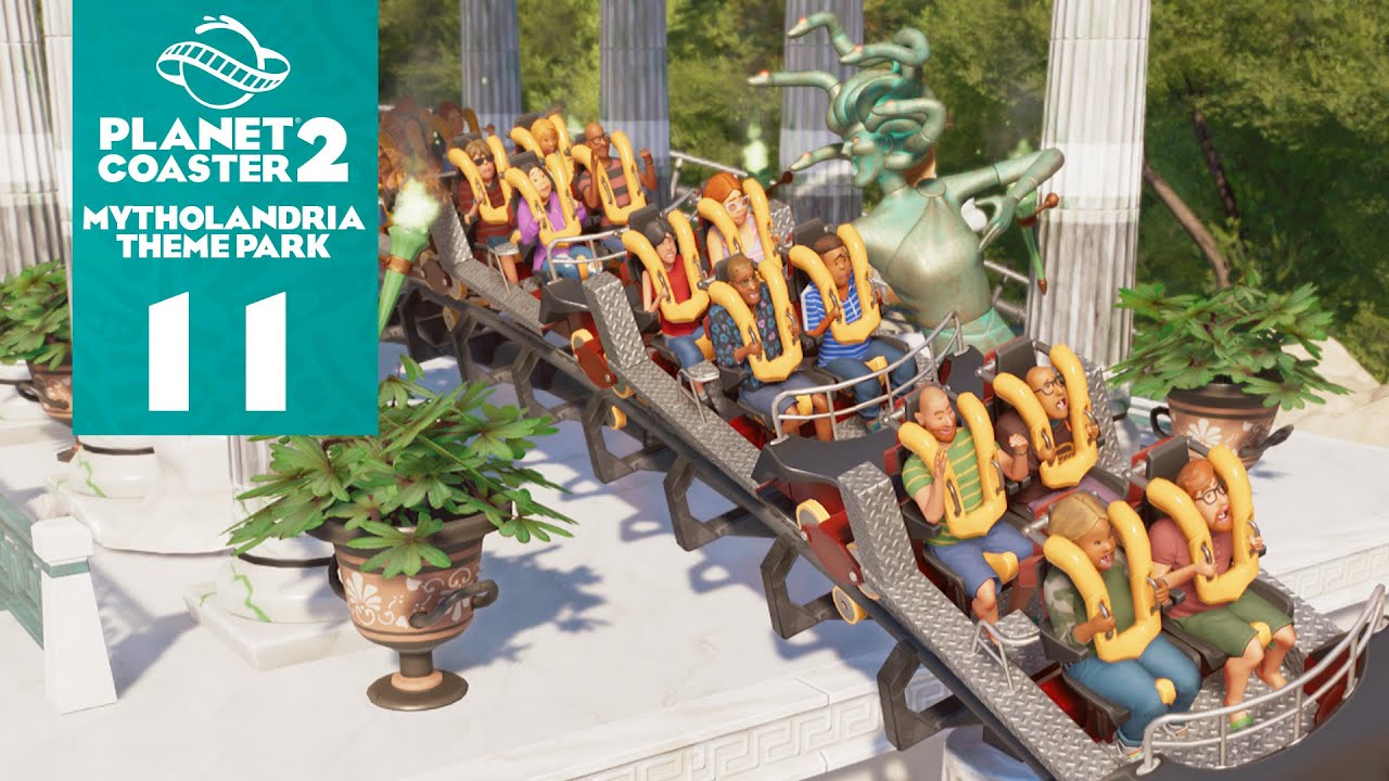 [11] Medusa's Lair Coaster is FINALLY FINISHED! | Planet Coaster 2