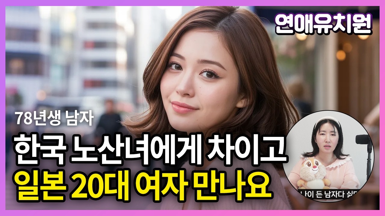 한국 30대 여자들이 안 만나줘서 20대 일본여자 만나요