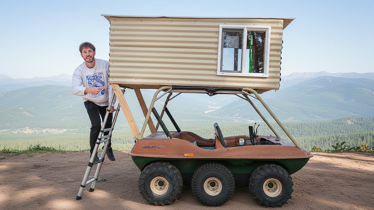 I Built A Tiny Camper That Can Go Anywhere