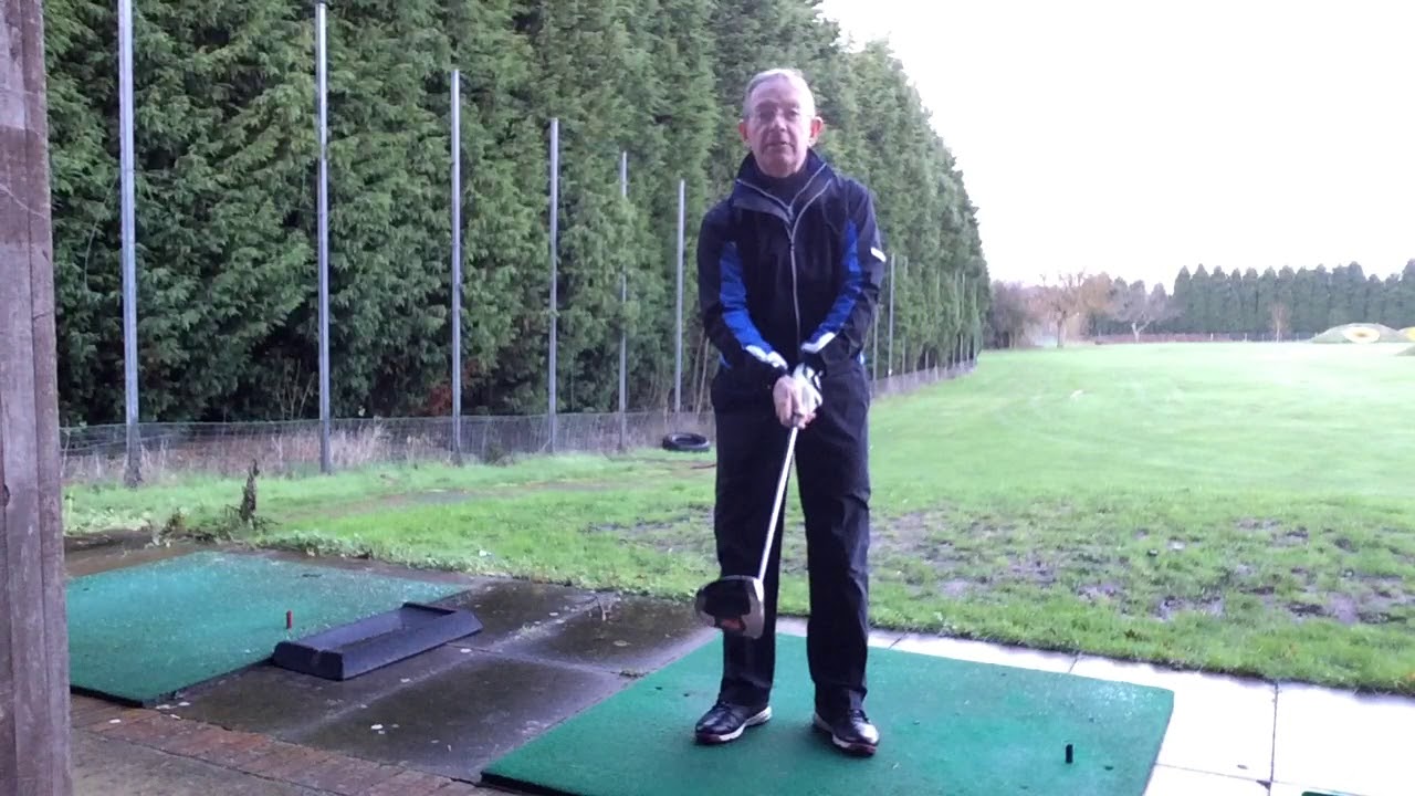 Easiest Swing In Shropshire.Driving a golf ball long and straight.