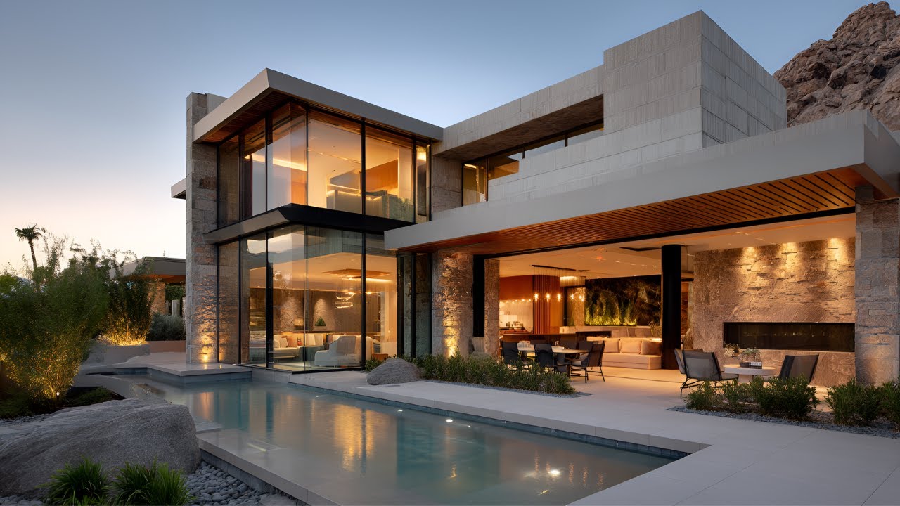 Glass, Stone & Light | The Future of Minimalist Luxury Homes
