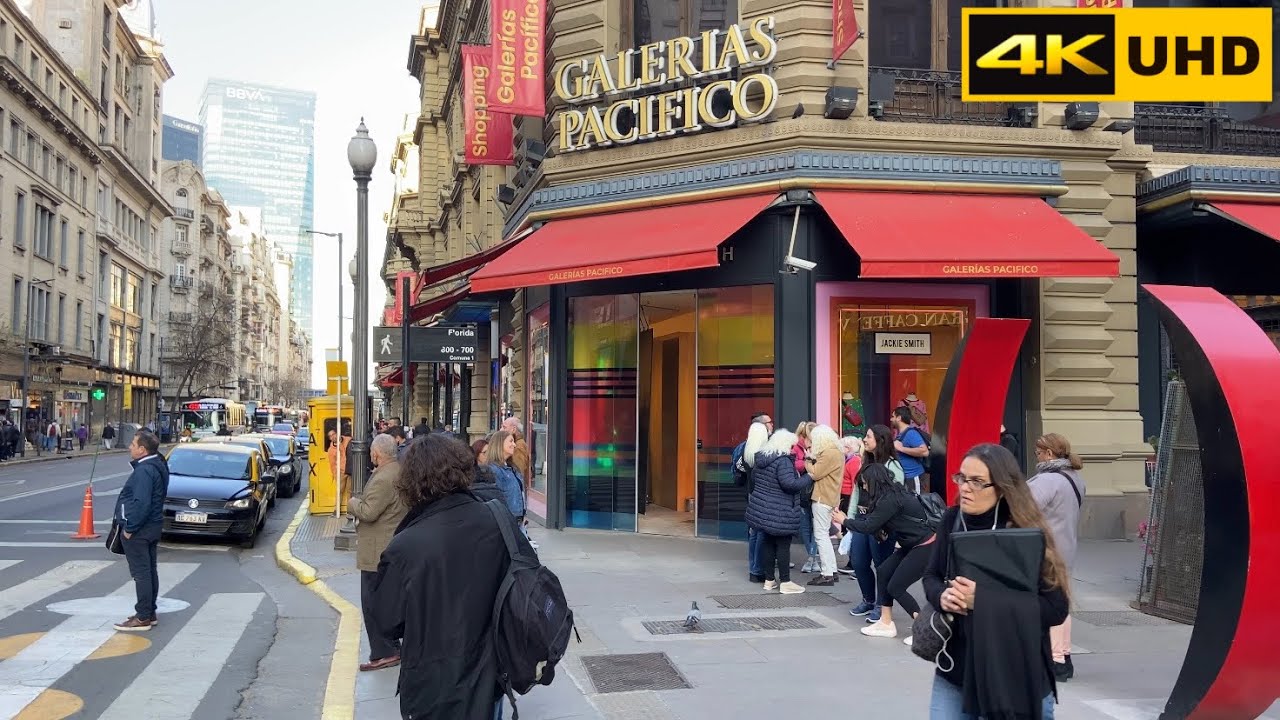 Avenida Córdoba - Buenos Aires - Argentina - walking tour [4K UHD] 2022