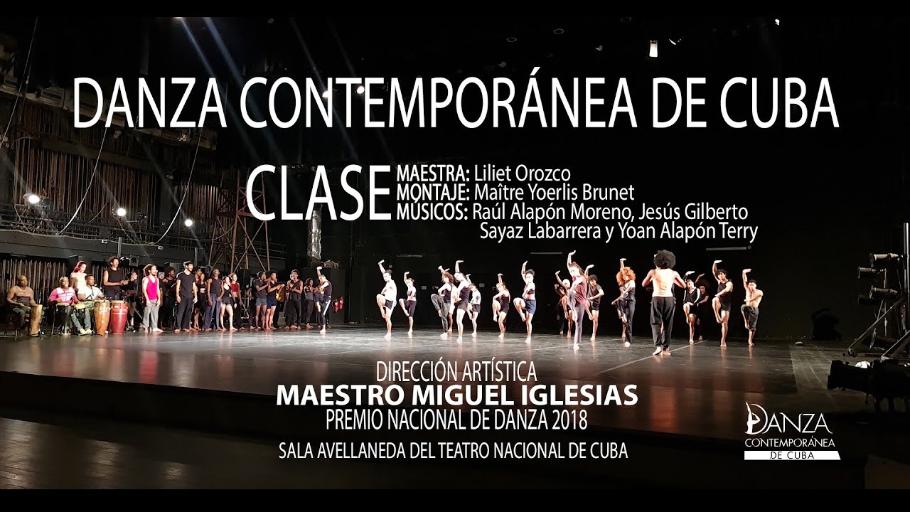Clase de Técnica de Danza Moderna Cubana 🇨🇺