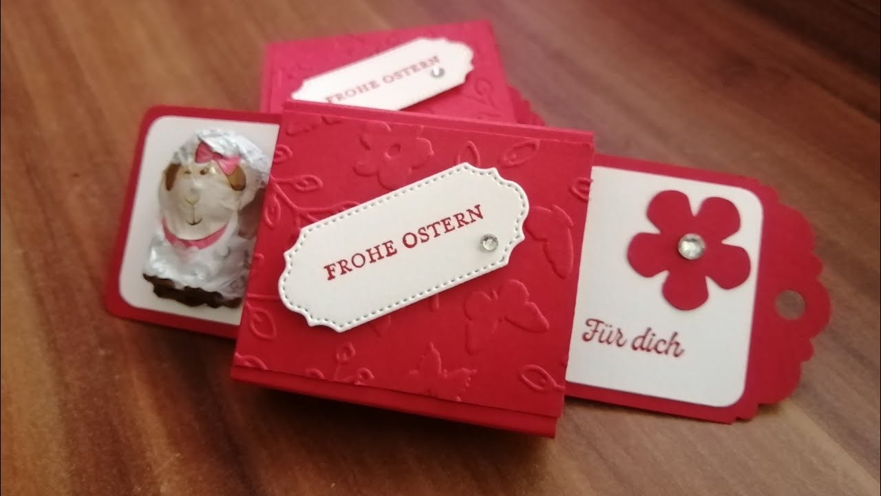 Ziehverpackung für Ostern basteln Last Minute special Teil 2