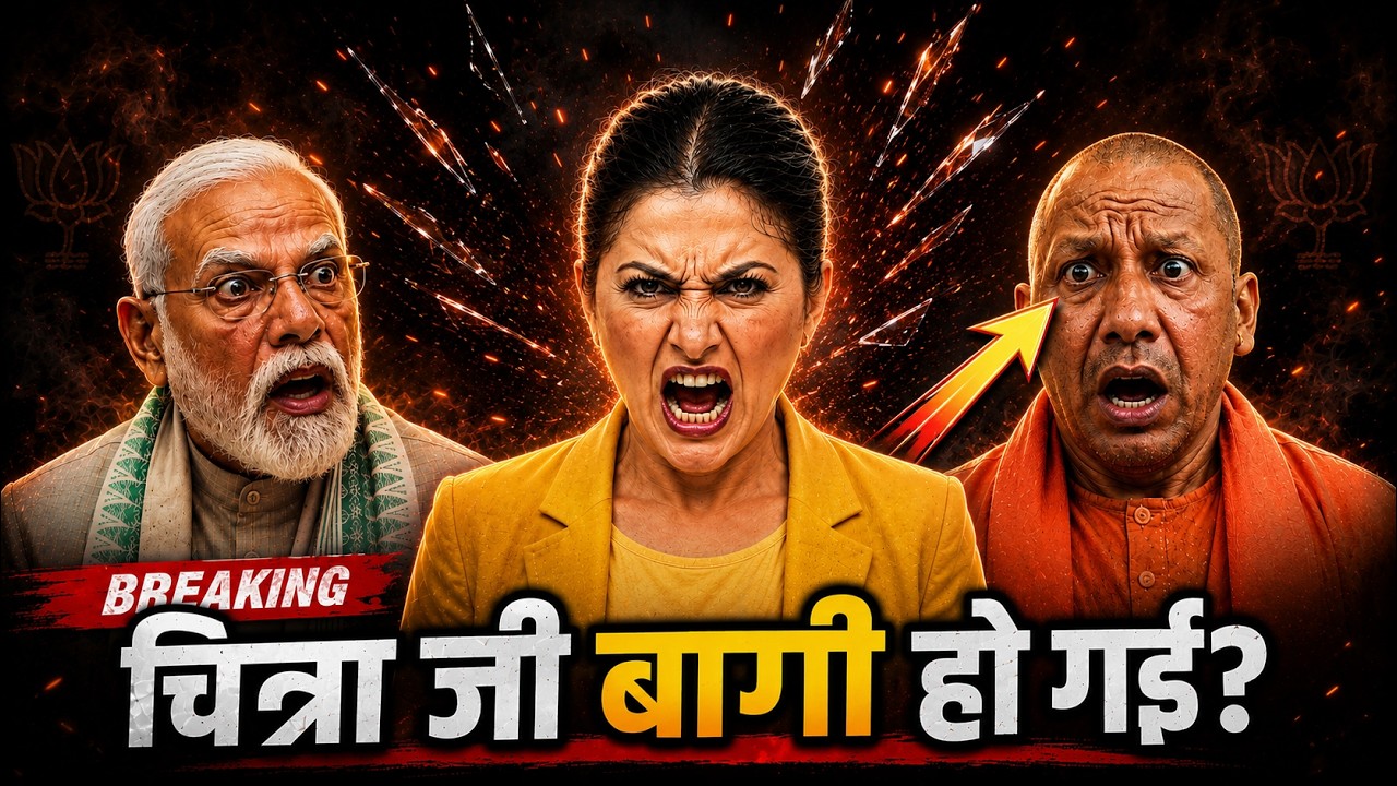 What happened to Chitra Tripathi suddenly? 😱 Picked a fight with the government on Live TV! 🔥