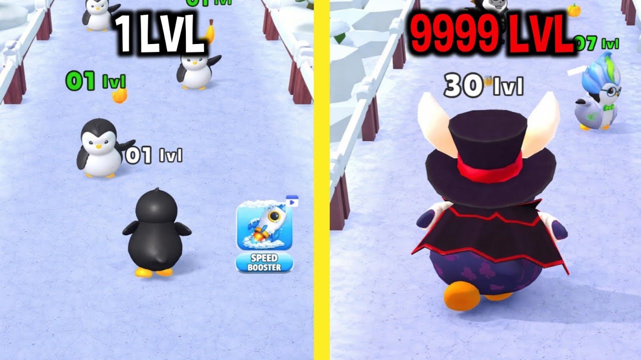 MAX LEVEL in Penguin Evolution Runner 3D Gameplay