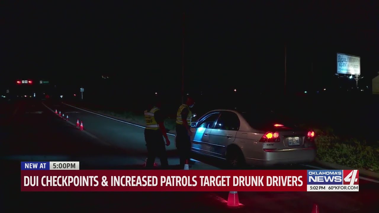 DUI checkpoints & increased target drunk drivers