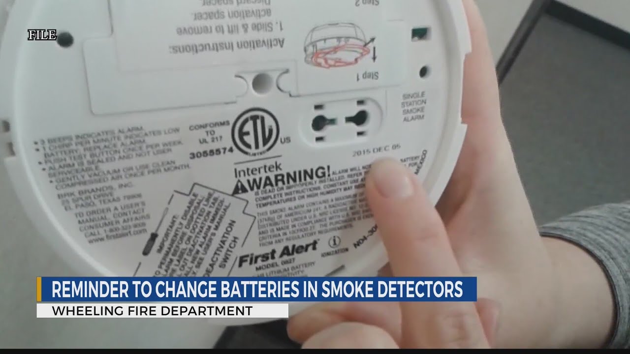 Fire officials urge smoke detector checks as clocks spring forward