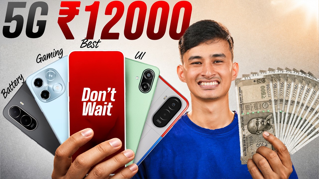 Best 5G Phones Under ₹12,000 🔥 July 2026 📱Value for Money Picks!