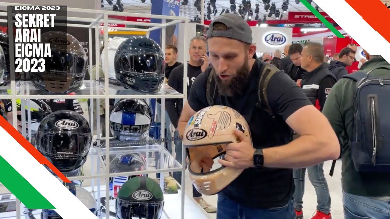 Zdradzamy sekrety Arai - Kaski Arai EICMA 2023