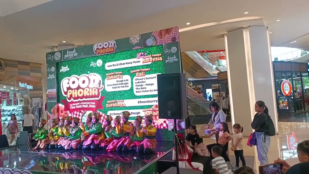 Tari Aceh Anak Anak, Mbak Naira perform di The Park Solo Februari 2026 Sanggar Amarta Solo