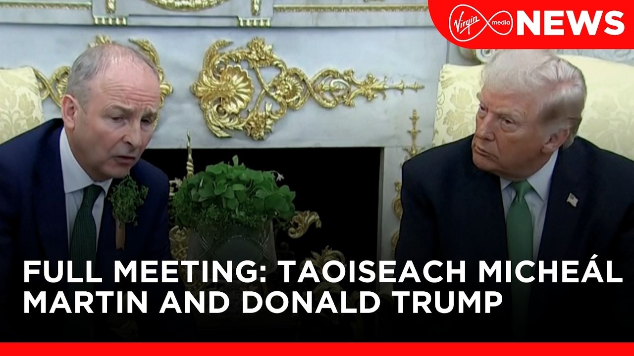 Full Meeting: Taoiseach Micheál Martin and Donald Trump
