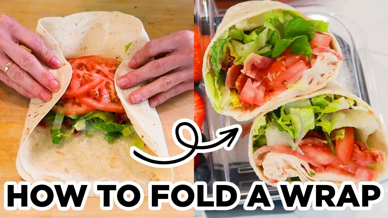 How to Fold a Tortilla Lunch Wrap & Keep It Tight | MOMables Packed School Lunches