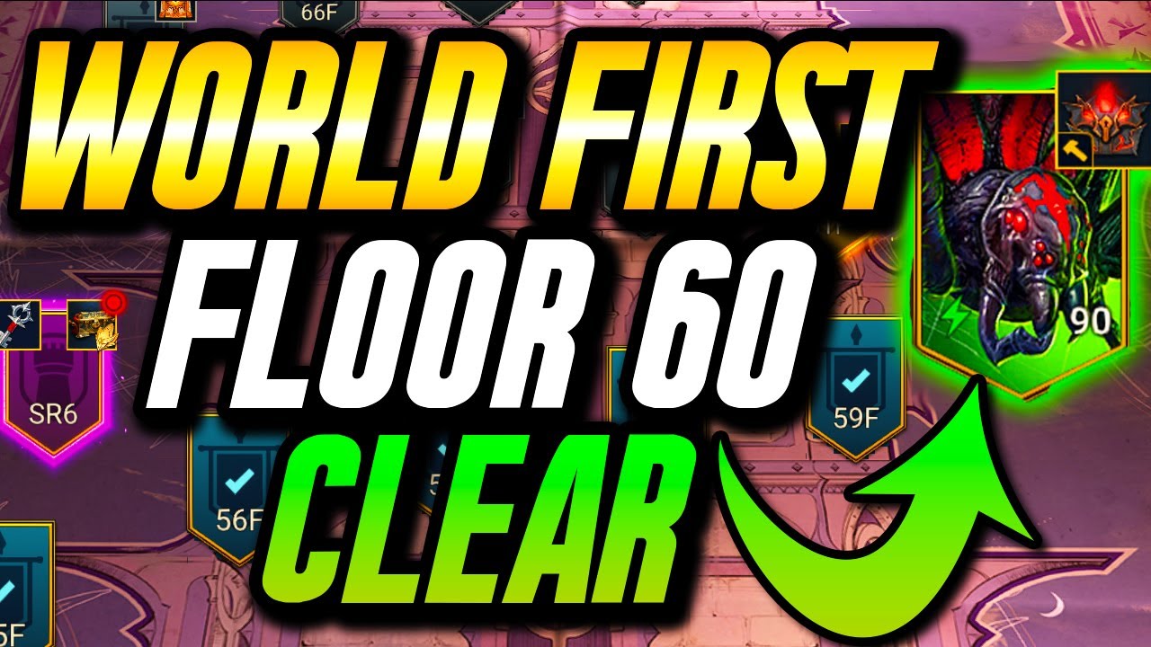 [WORLD FIRST!] Nether Spider Normal Mode // Raid: SL Doom Tower Floors 51-60